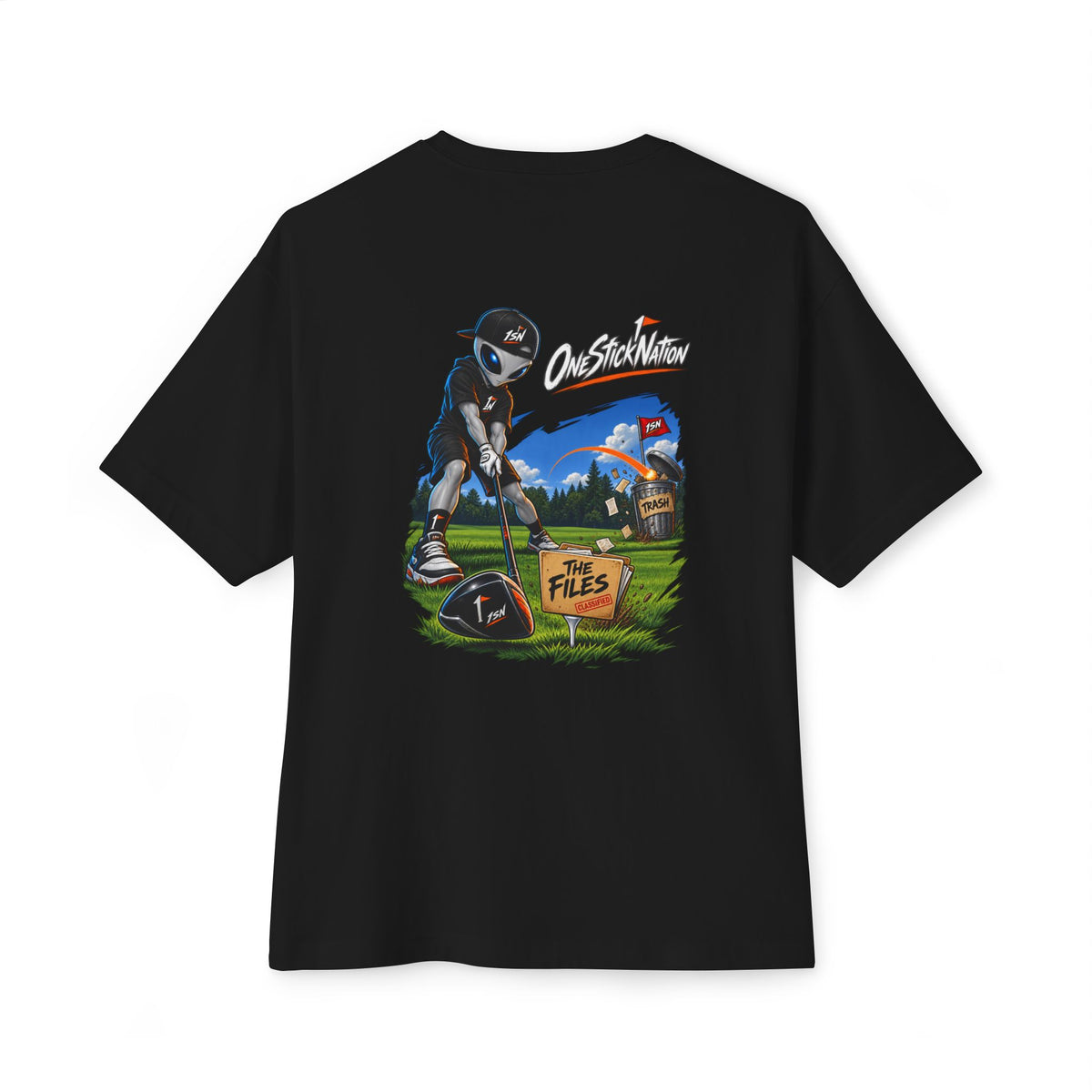 OneStickNation — The Files Oversized Boxy Tee