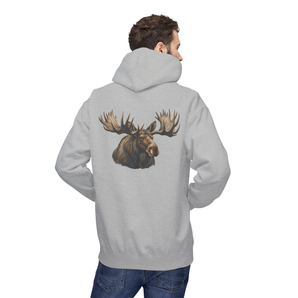 Maine Moose Logo Hoodie — 1SN Graphic Pullover