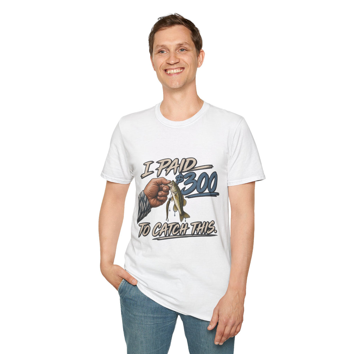 "I Paid $300 To Catch This" Fishing Tee