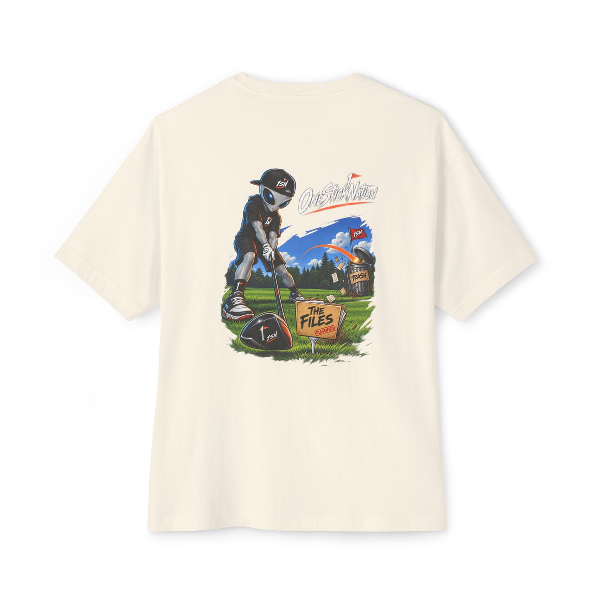 OneStickNation — The Files Oversized Boxy Tee