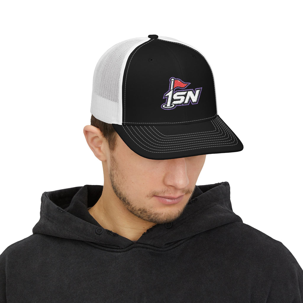 1SN Flag Logo Trucker Cap