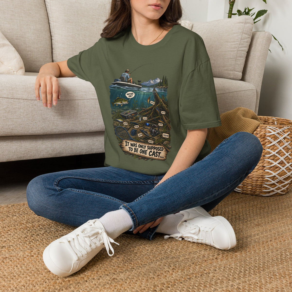 "It Was Only Supposed To Be One Cast..." Fishing Tee