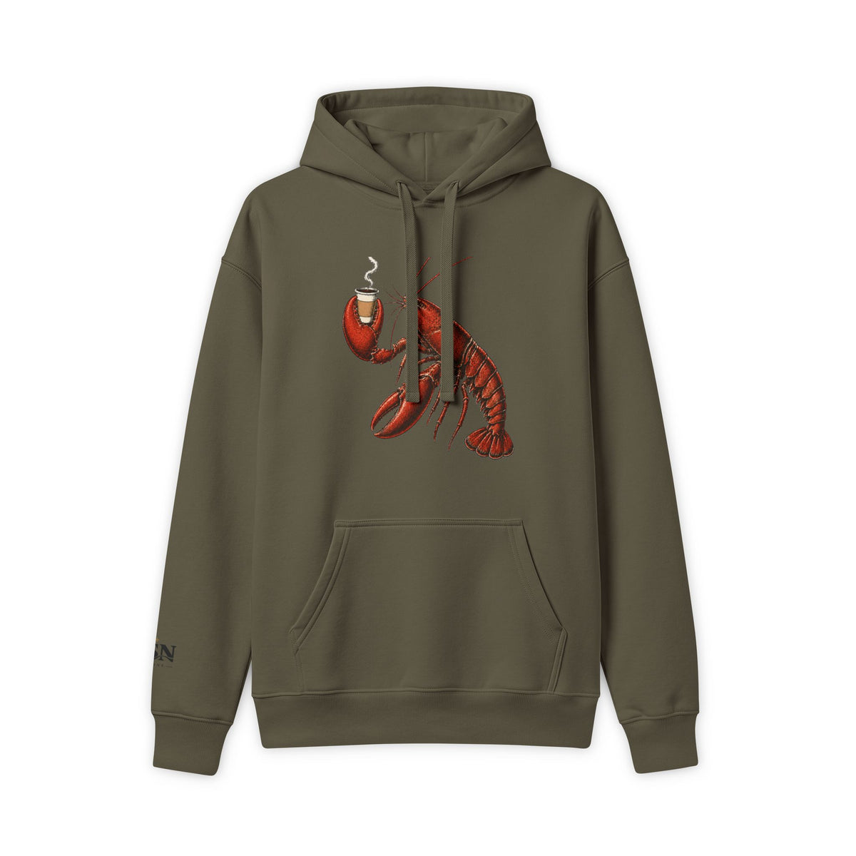 Lobster Graphic Hoodie – Vintage Red Lobster Illustration Pullover
