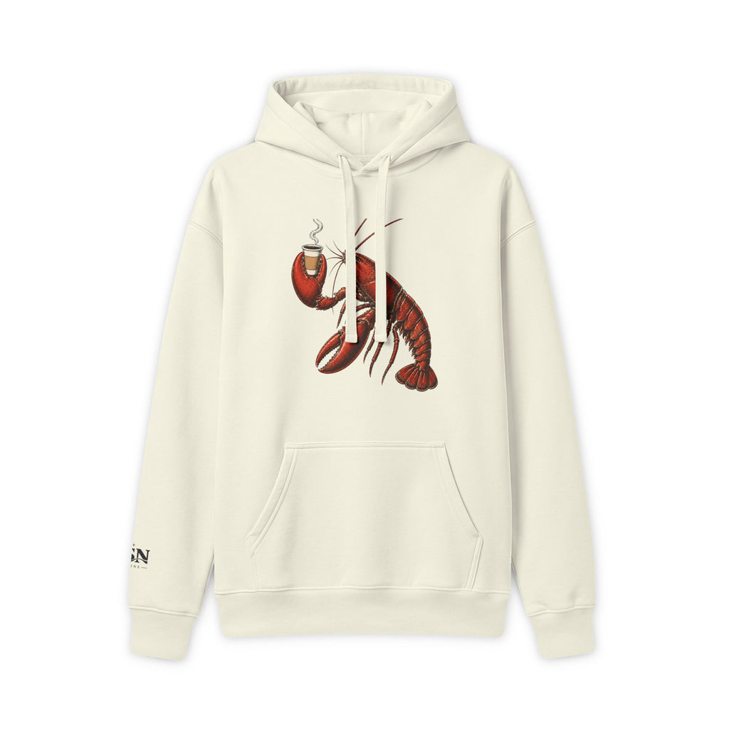 Lobster Graphic Hoodie – Vintage Red Lobster Illustration Pullover