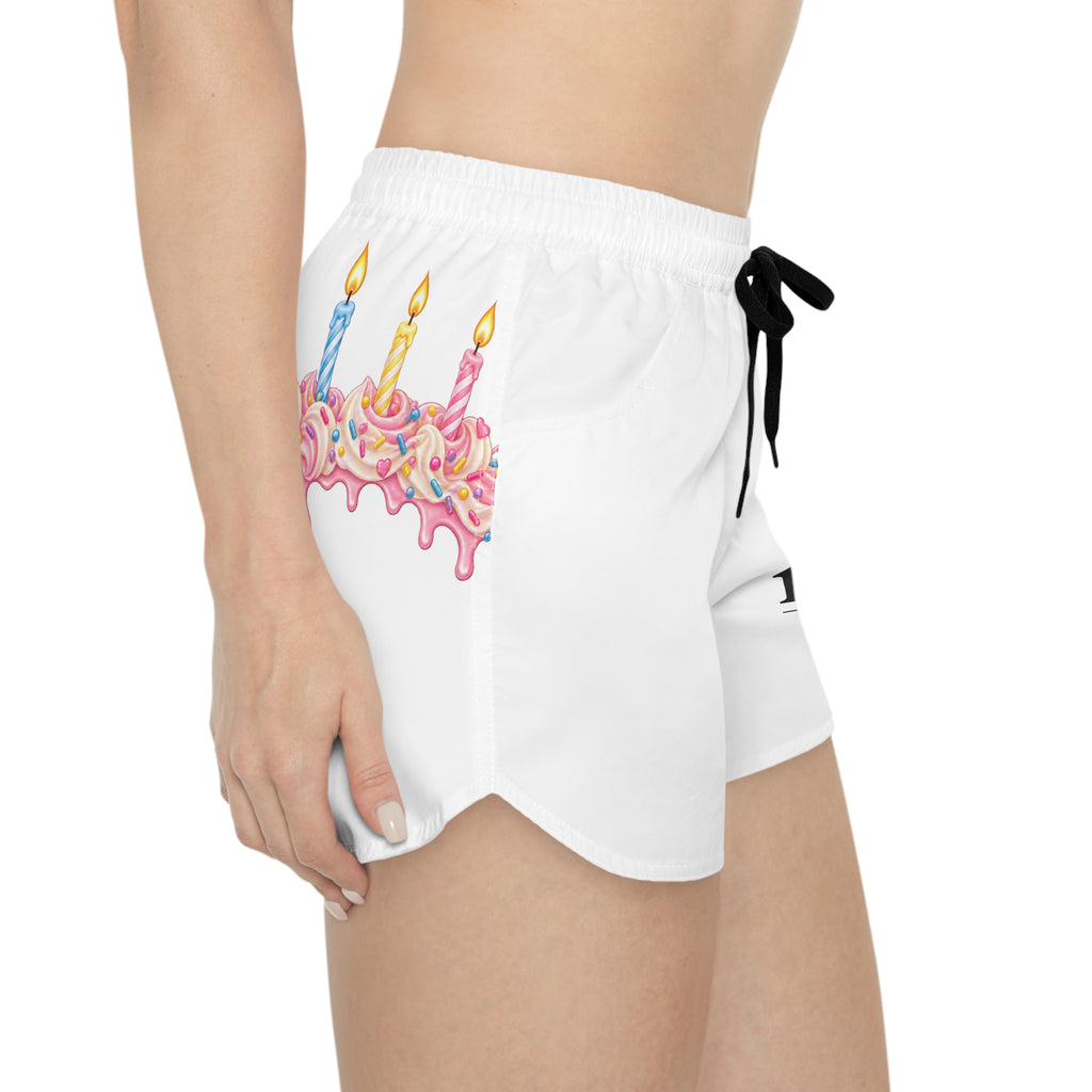 Birthday Candle Drip Shorts — Women's Casual Celebration Shorts