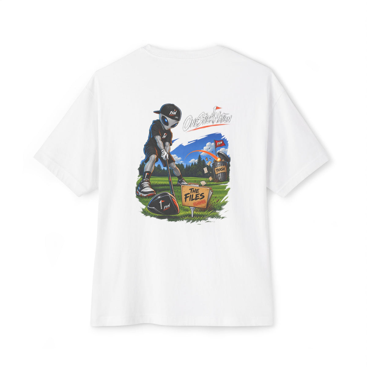 OneStickNation — The Files Oversized Boxy Tee