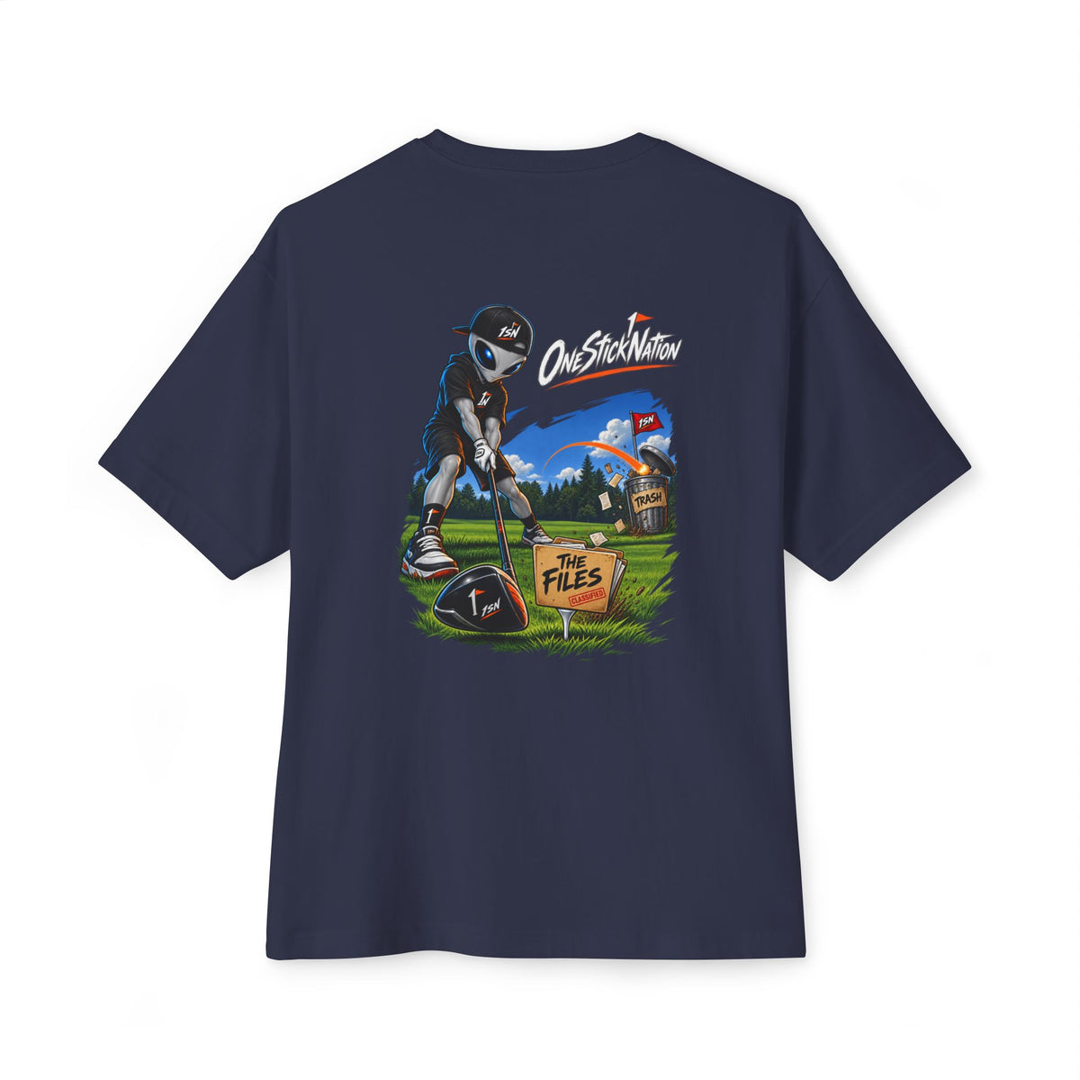 OneStickNation — The Files Oversized Boxy Tee