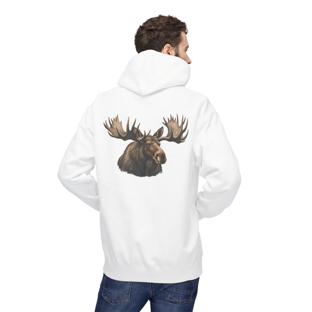 Maine Moose Logo Hoodie — 1SN Graphic Pullover