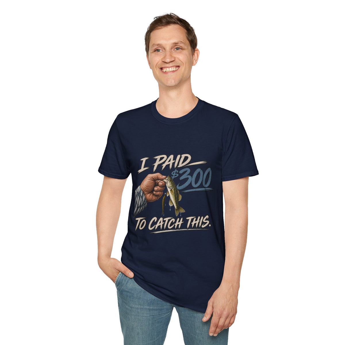 "I Paid $300 To Catch This" Fishing Tee