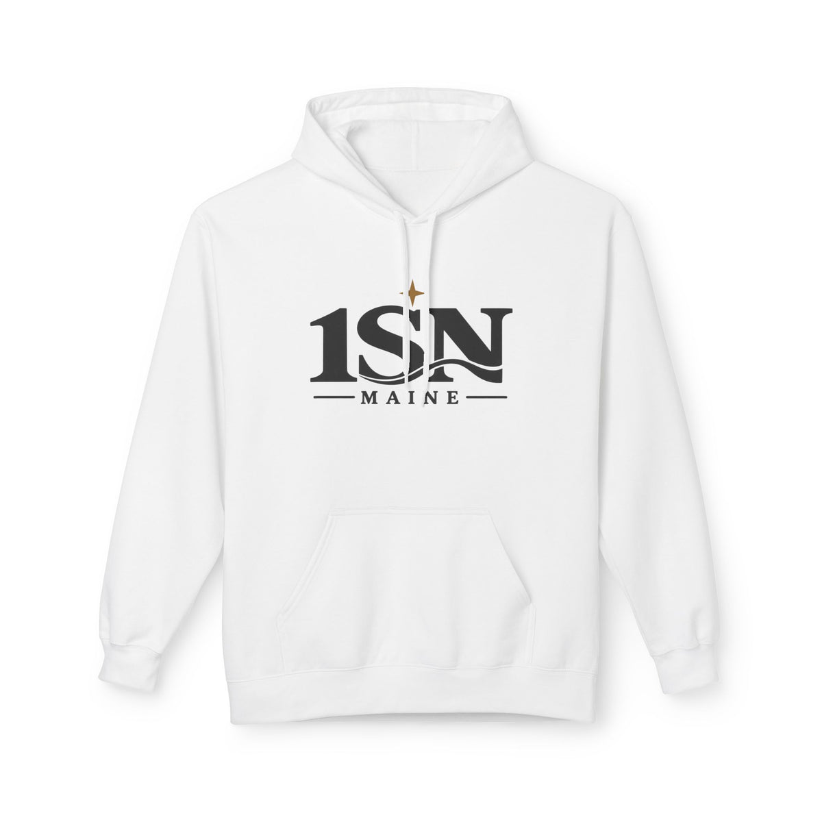 Maine Moose Logo Hoodie — 1SN Graphic Pullover