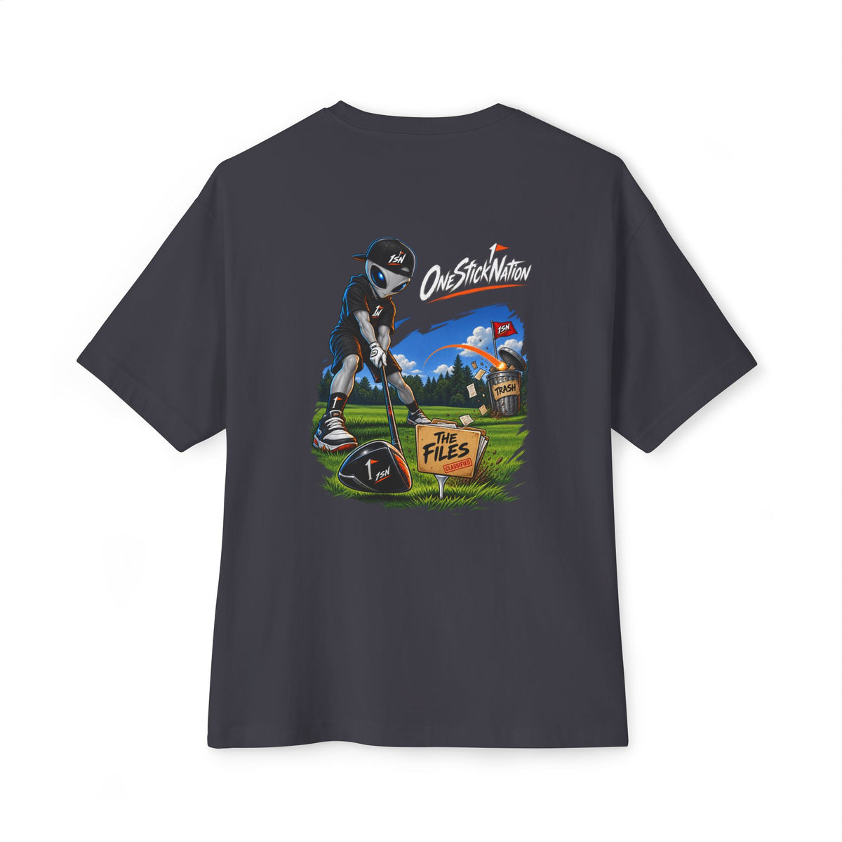 OneStickNation — The Files Oversized Boxy Tee